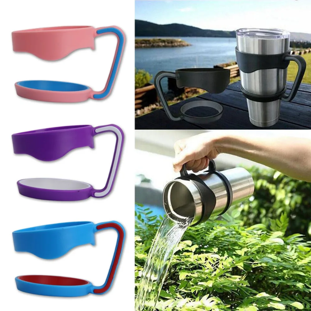 Portable PP Water Bottle Mugs Holder Removable Cup Handle Tumbler Cup