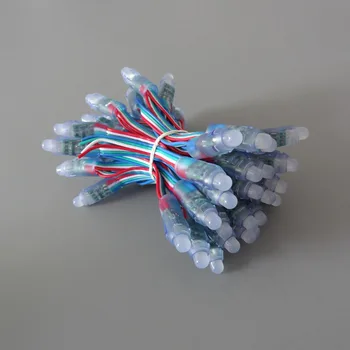

1000pcs wholesale DC5V /DC12V LED Lighting Modules 12mm led lumineuse luces RGB pixel string waterproof IP68 led module strings
