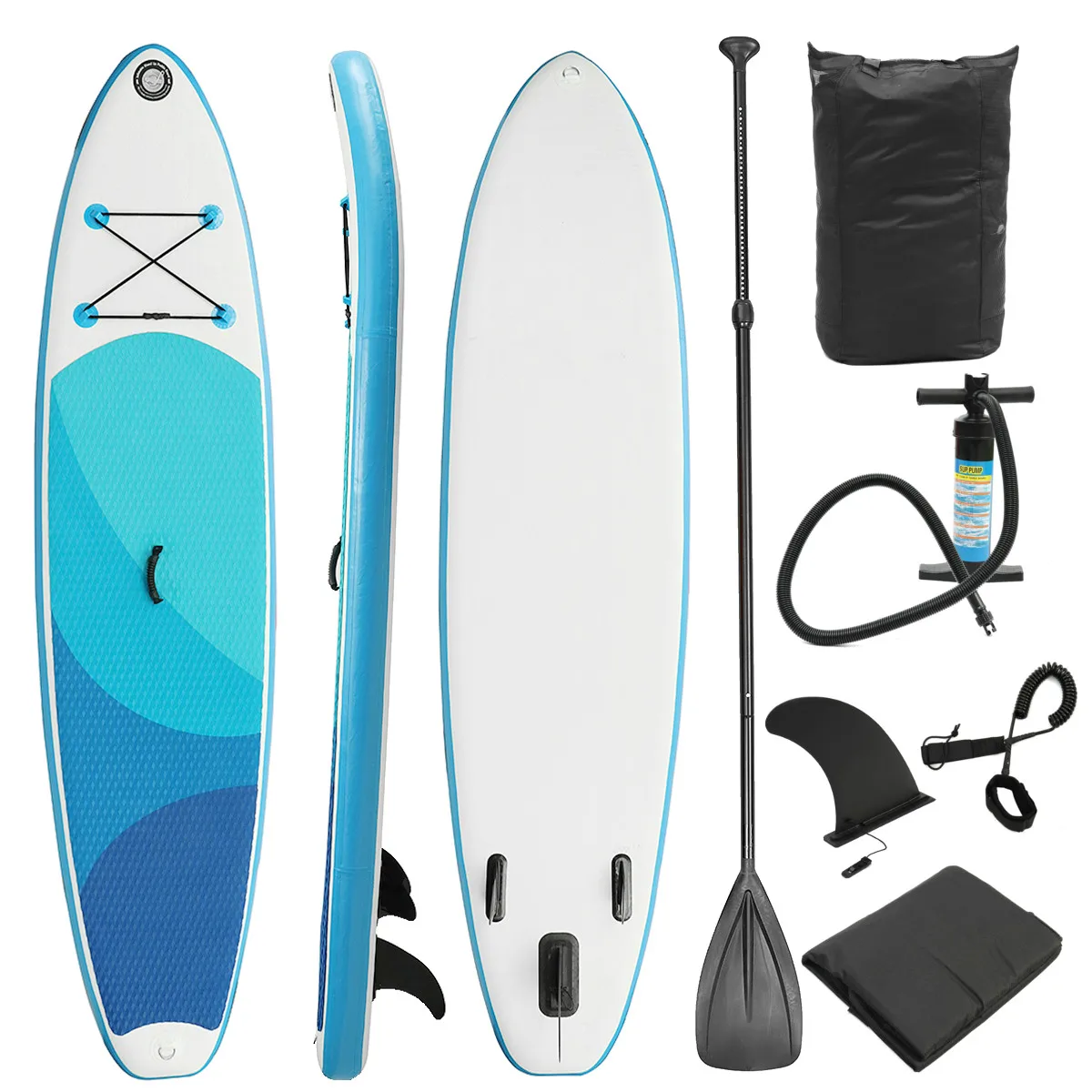 SGODDE надувная подставка для серфинга доска для серфинга водные виды спорта Sup доска с поводком весло Насос Ножной Безопасный инструмент для веревки комплект - Цвет: Type N