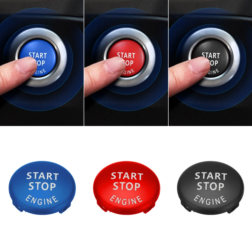 

Auto Tuning Accessories Car Engine Start Stop Button Cover for BMW E60 E90 E91 E46 F10 E89 E70 X5 EX6 E71 Z4 Car Key Sticker