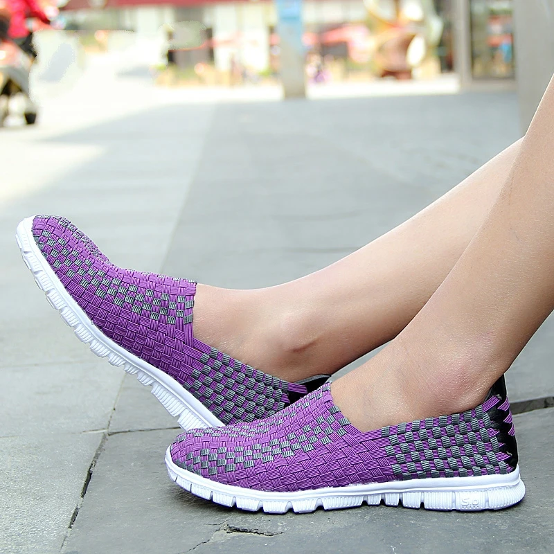 

2016 Autumn Breathable Men Fashion flats women flat Shoes,light flat loafer shoes flat weave shoes for women 9-3