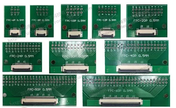 Односторонний соединитель 0 50 мм weldin FFC/FPC 60P пластина адаптера плоский кабель