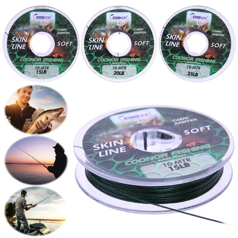 

10M/20M 8 Strands Weaves Polyeseter Fishing Lines 15/20/35LB Strong Multifilament PE 8 Braided Fishing Line For Spinning Reels