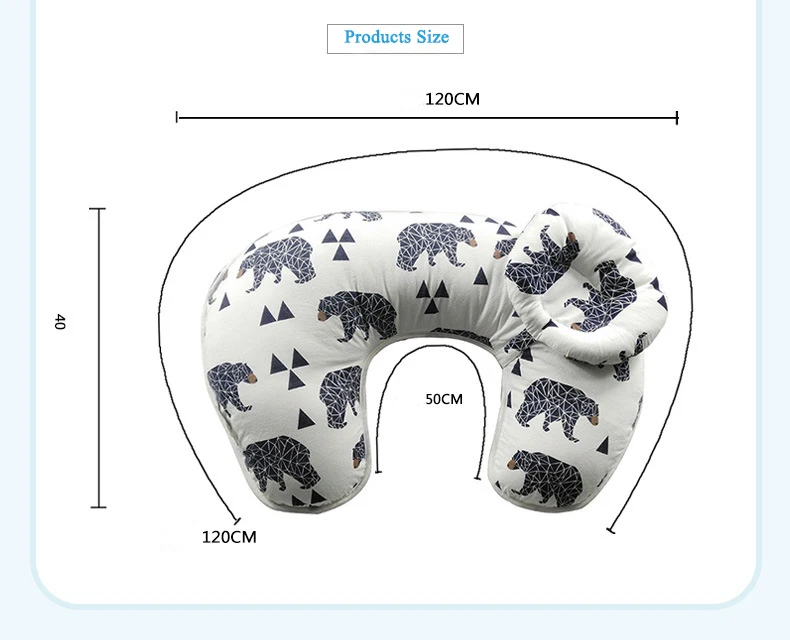 Подушка для кормления грудью крестообразная Подушка для новорожденного ребенка против рвоты подушка для ухода за грудью Обычная u-образная подушка