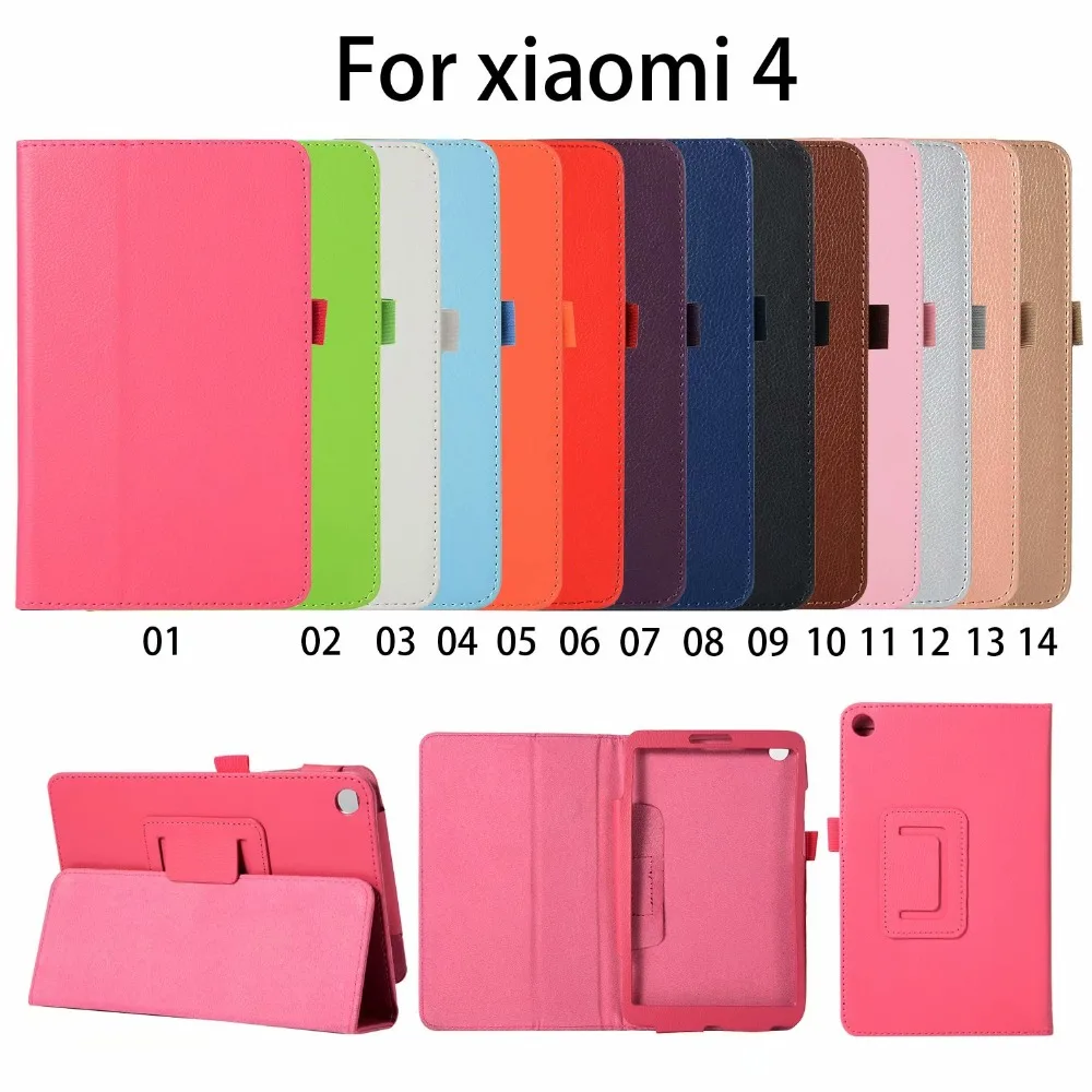 

Slim Folding Flip Cover For Xiaomi Mi Pad 4 MiPad4 8" Stand PU Leather Case For Xiaomi MI Pad 4 8 inch+pen