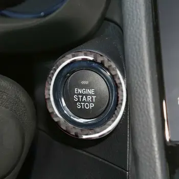 

For Subaru Forest 2016-2018 Car Ignition Engine Start Button Switch Trim Carbon Fiber