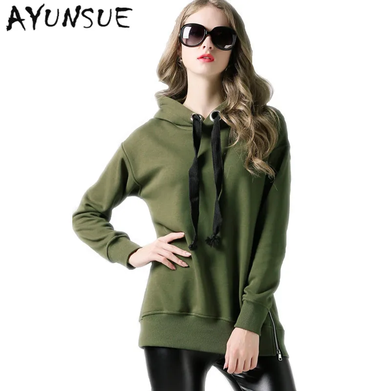 army green sweatshirt womens