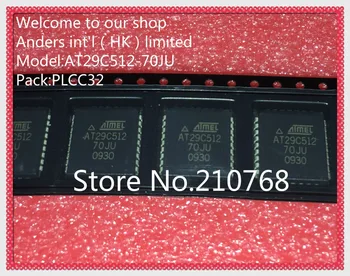 

50pcs/lot AT29C512-70JUTR AT29C512-70JU AT29C512-70 AT29C512 PLCC32