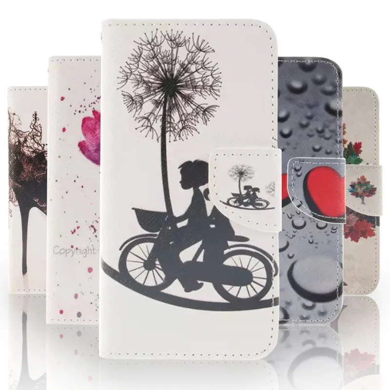 Case for Sony Z3 Compact Fashion Pattern PU Leather Case For Coque Sony Xperia Z3 compact Z3 mini Flip Cover Wallet Phone Cases