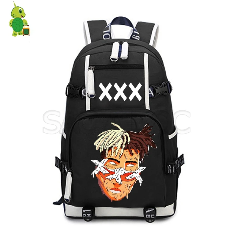 Hip Hop Xxxtentacion School Bag Women Men Canvas Backpack Laptop