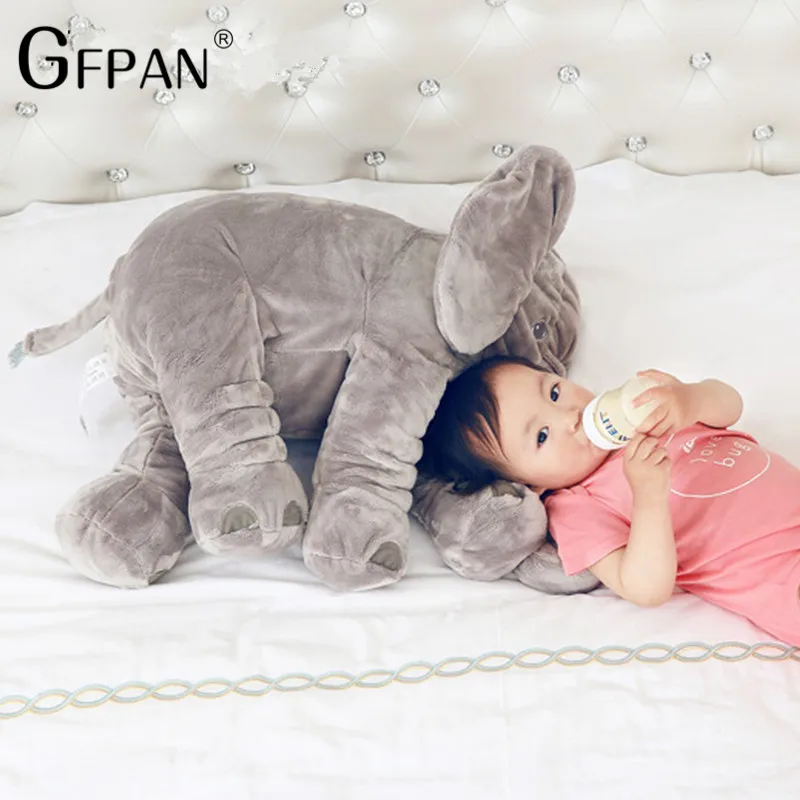 

1pc 40/60cm Infant Soft Appease Elephant Playmate Calm Doll Baby Appease Toys Elephant Pillow Plush Toys Stuffed Doll