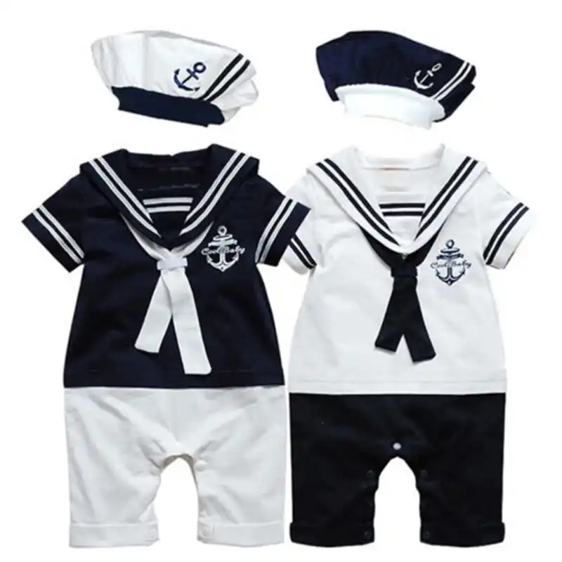 Ensemble 2 Pieces Pour Bebes Garcons Tenue De Marin Costume De Capitaine Combinaison Chapeau Survetement Body Barboteuse Aliexpress Ensemble 2 Pieces Pour Bebes Garcons Tenue De Marin Costume De Capitaine Combinaison Chapeau Survetement Body Barboteuse Aliexpress