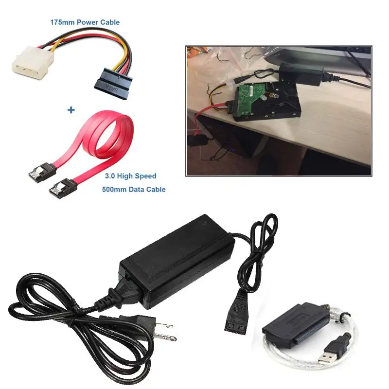 Высококачественный USB IDE адаптер на Sata переходник преобразователь питания 2 5/3 5