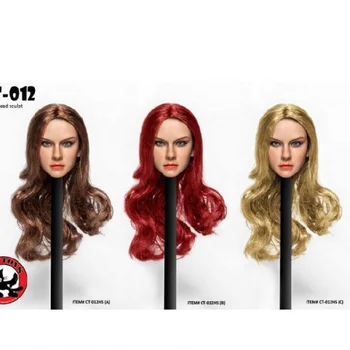

CAT TOYS CT012 1/6 Female Head Sculpts European Beautiful Head Carvings for 12inch Collectible Action Figures Toys