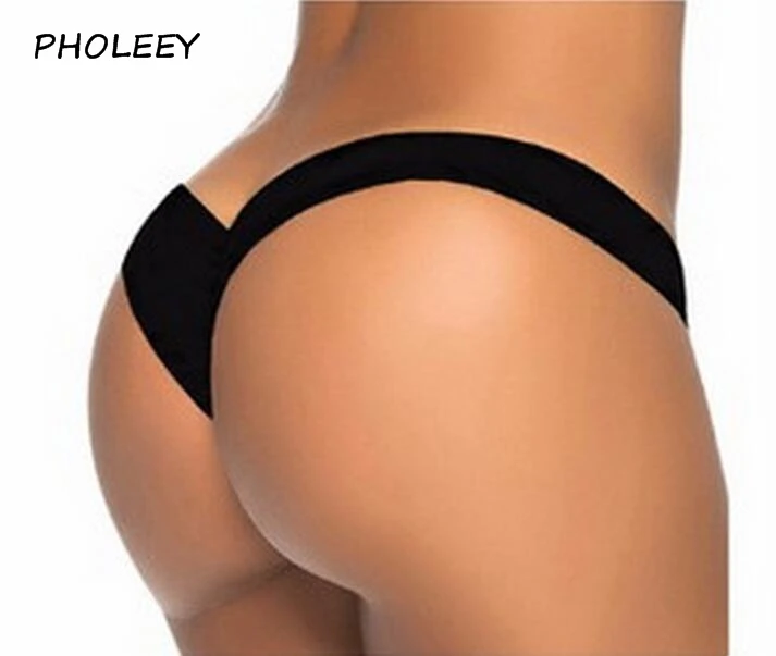 Новые гладкие непромокаемые трусики PHOLEEY стринги Tanga 7 видов цветов S M L XL большие