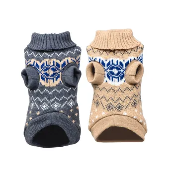 

Cute Pet Clothing Dog Puppy Sweater Cloth Winter Woolen Turtleneck Sweater Coat for Small Dogs French Bulldog Costume Apparel #A