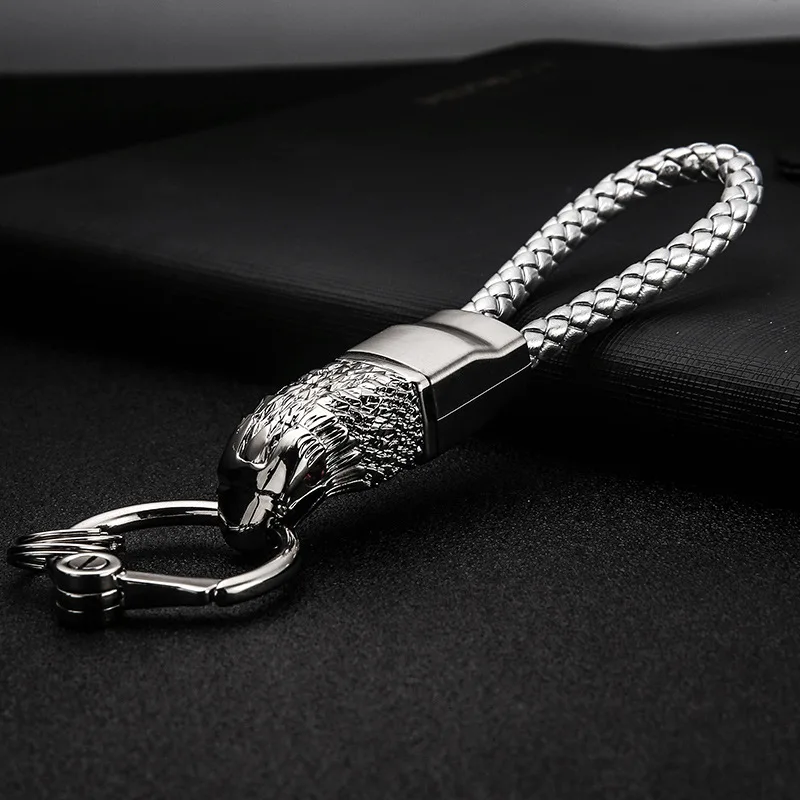 Брелок для ключей ручной работы из натуральной кожи|llaveros hombre|eagle keychainquality keychains |