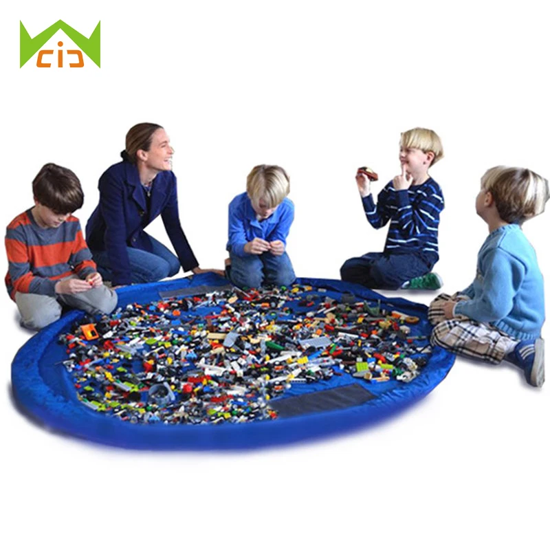 البوليستر الاطفال لعبة سريع تخزين حقيبة مستديرة خارج نزهة الأطفال اللعب بطانية حصيرة ألعاب الأطفال المنظم الحقيبة 150 سنتيمتر تخزين أكياس