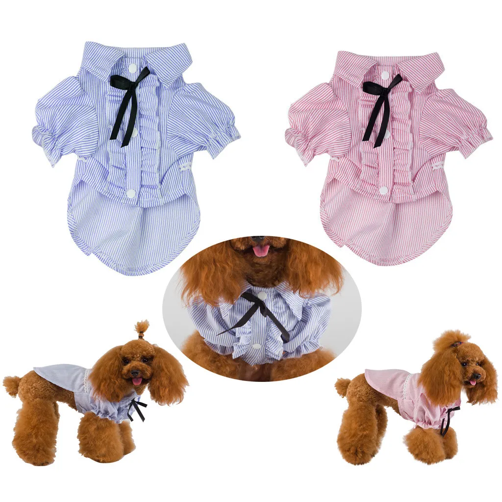 Модные жилеты для собак, милые весенние и летние цветные костюмы в стиле пэчворк, Одежда для животных, рубашка, Ropa Para Perro Verano