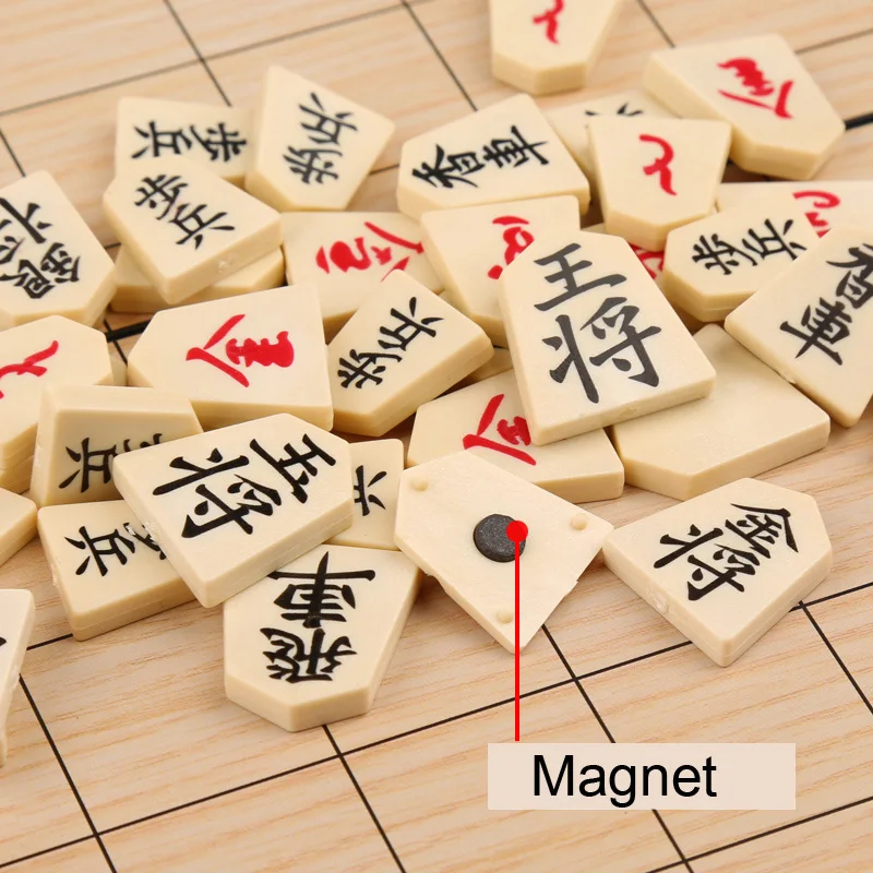 Wooden Japan Shogi 40 Pcs/Set International Checkers Folding PU Leather  Chessboard Sho-gi Chess Board Game Toy Gift - AliExpress