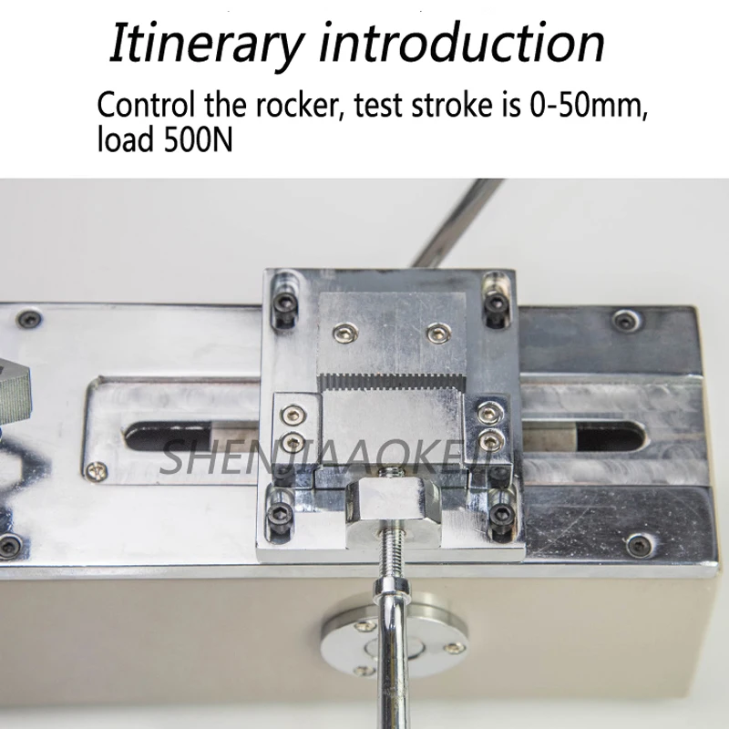 manual tensile testing machine Horizontal digital display force gauge test bench Harness terminal pull tester 1pc