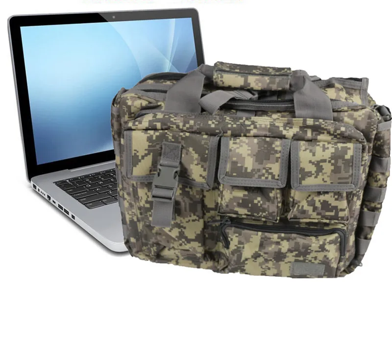 Hiking Men Molle Backpack 14 Inch Tactical Computer Laptop Bag Hiking Men Molle Backpack 14 Inch Tactical Computer Laptop Bag Travel Bags Shoulder Camera Mochila Messenger In Climbing From Sports