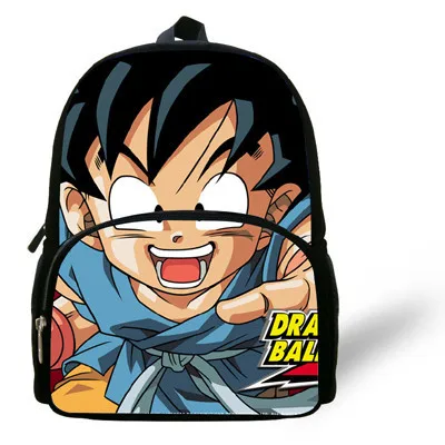 12-дюймовый герои мультфильмов Сунь Укун рюкзак Dragon Ball школьные ранцы для мальчиков принт Детский Рюкзак Mochila Escolar