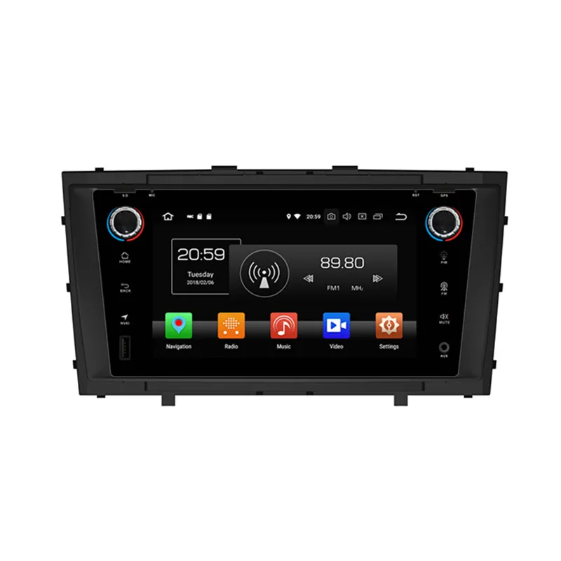 Sale KLYDE 7" Android 8.1 Car Radio For Toyota Avensis 2009-2015 Deckless Car Audio Multimedia Player Car Stereo DVD Canbus Mirror 0