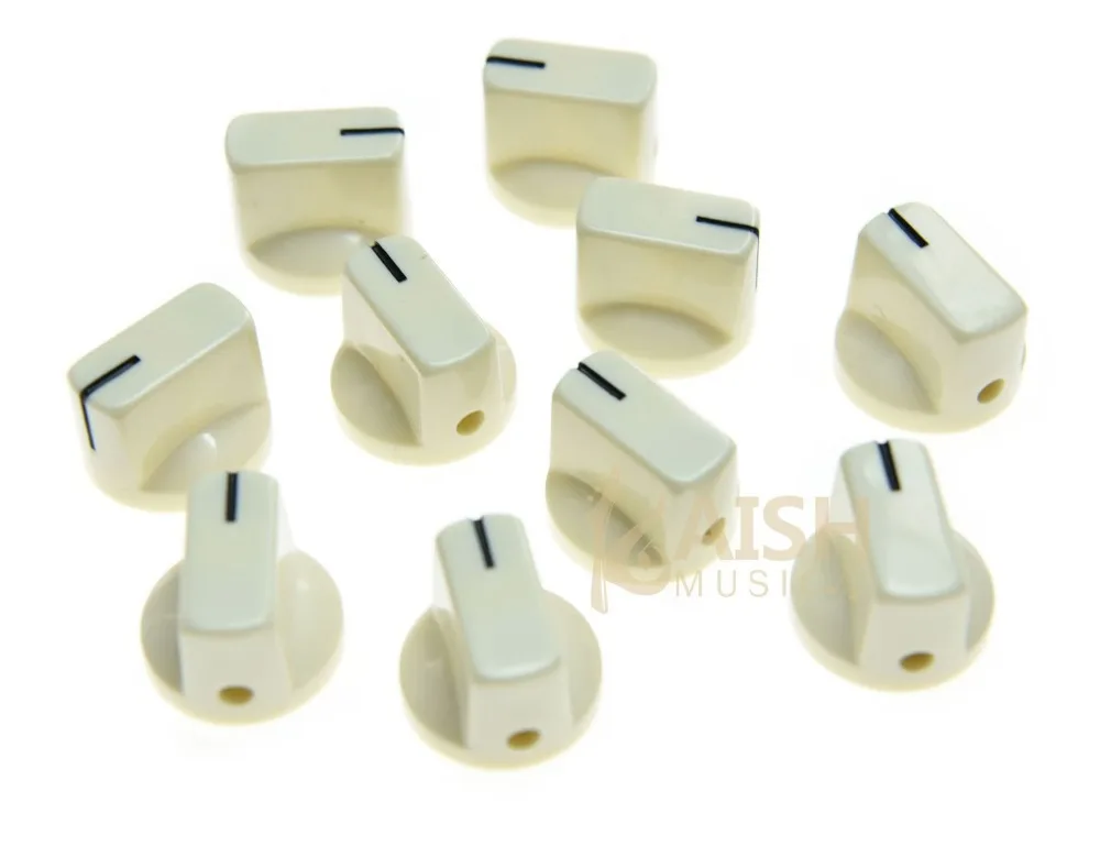 10x Guitar AMP Effect Pedal Knobs Davies 1510 Style Pointer Knob Aged