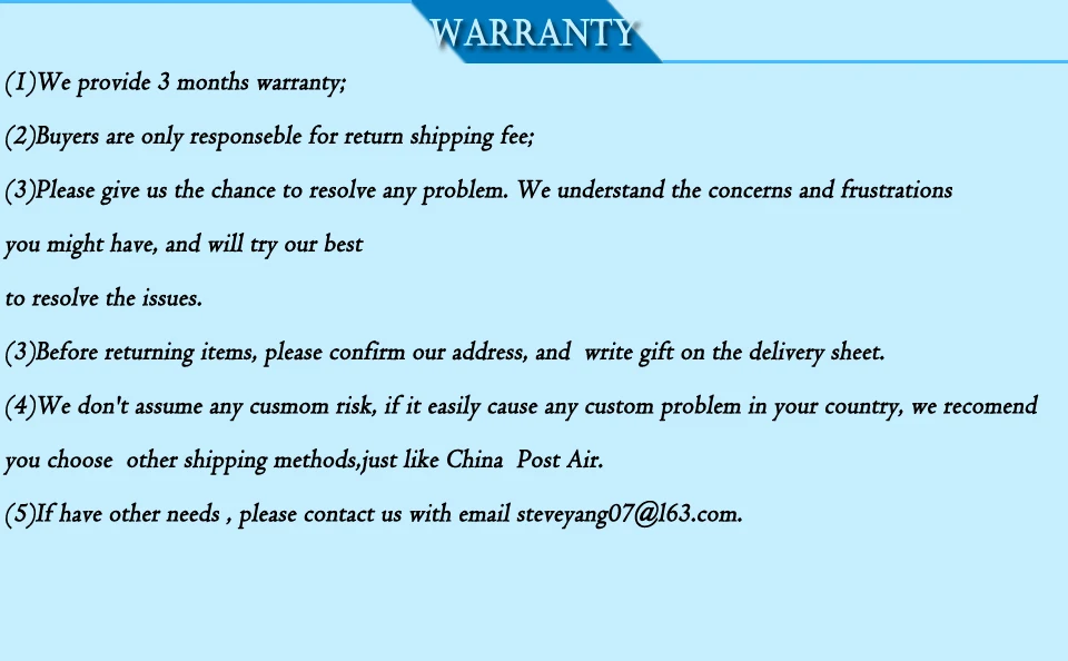 Warranty