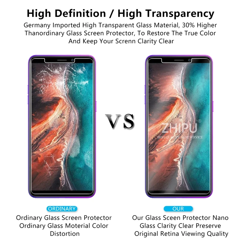 2 шт. закаленное стекло для ULEFONE P6000 PLUS защита экрана 2.5D 9H закаленное стекло для ULEFONE P6000 PLUS защитная пленка