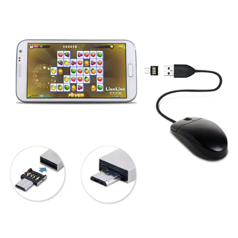 OTG адаптер USB к Micro USB конвертер флэш-накопитель разъем для Android смартфон планшетный ПК с OTG к флэш-Мышь Клавиатура