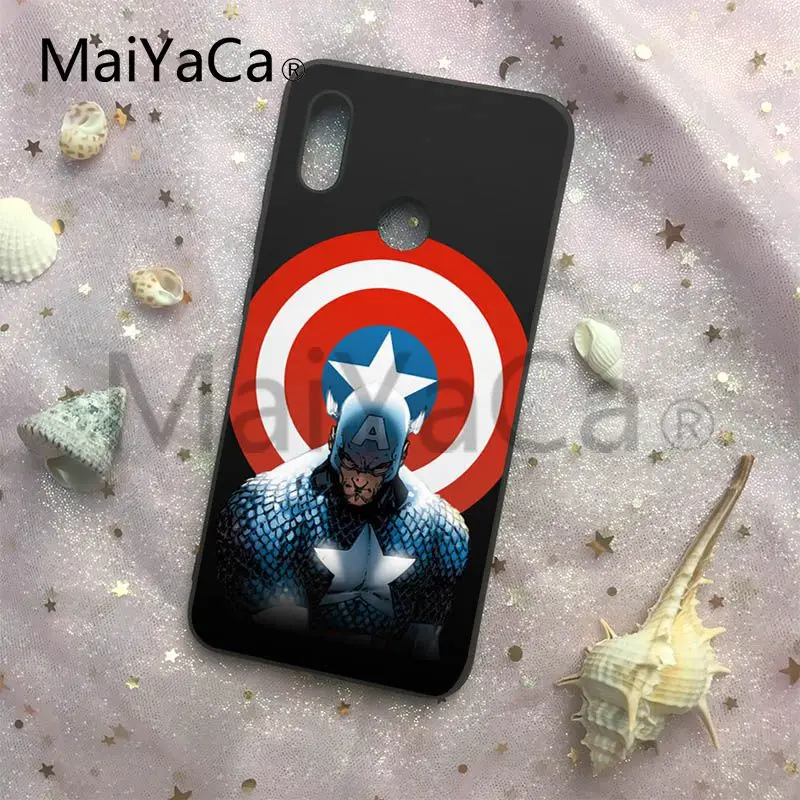 MaiYaCa Capitan America Soft Silicone TPU Cell Cases For Redmi Note 4 5 Redmi 5 5plus Xiaomi 6 6plus 6X 8 8SE MI Note2 3 - Цвет: Style 4