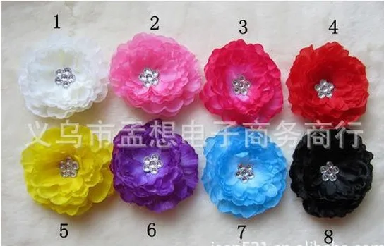 

3'' Baby Hair Bows Crochet Headband Knit Waffle Headband With Flower 200pcs