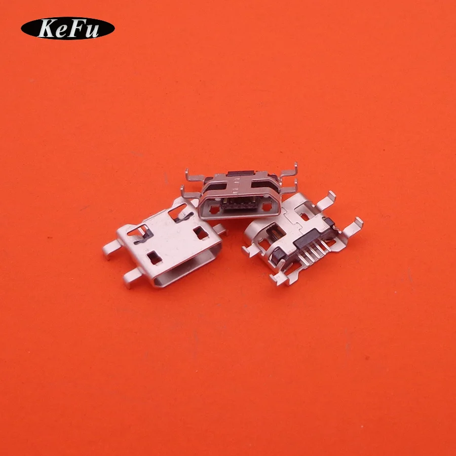 200pcs Micro USB jack socket For Huawei C8813 C8813Q U8818 for lenovo