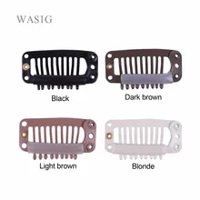 1000 шт, маленького размера, круглой формы с диаметром 32 мм 9-зубная паста расческа для волос удлинители кнопки металлические зажимы с силиконовый чехол для зажим в Пряди человеческих волос для наращивания парик заколки