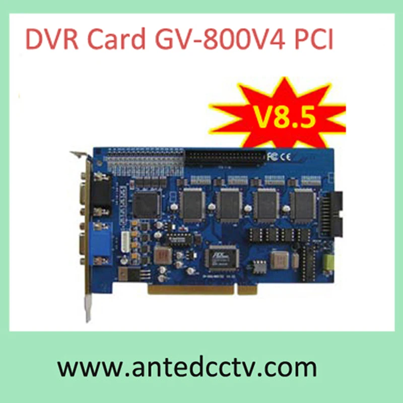 16CH GV800 GV-800 PCI DVR Card with software V8.5 Video Capture Board for CCTV systems | Безопасность и защита