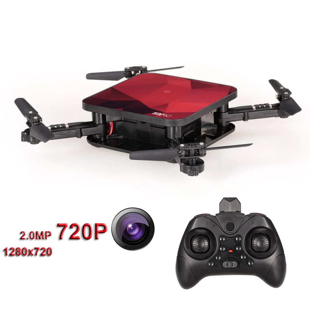 

Mini rc drone visuo with hd camera pocket Selfie 720P WiFi dron FPV Real Time Folding Micro Helicopter toy boy gift SMRC S1