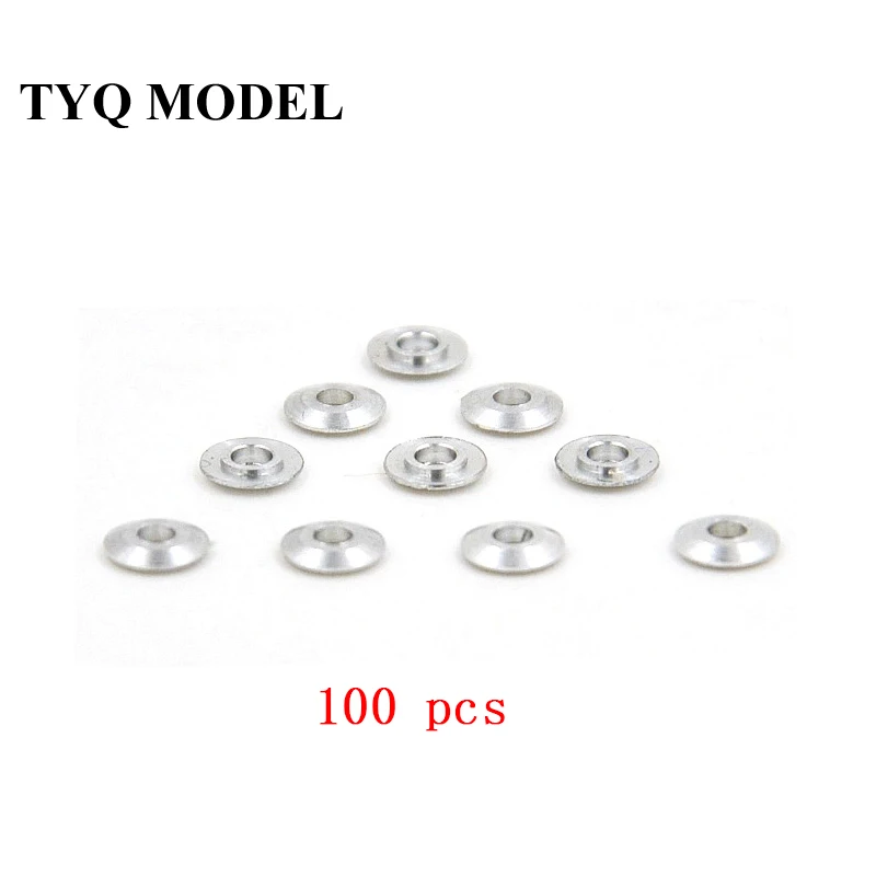 

100pcs/lot Mini Metal Washer Gasket shim spacers for 520 ball bearing guide wheel Roller 94768 spare parts for Tamiya 4WD RC Car