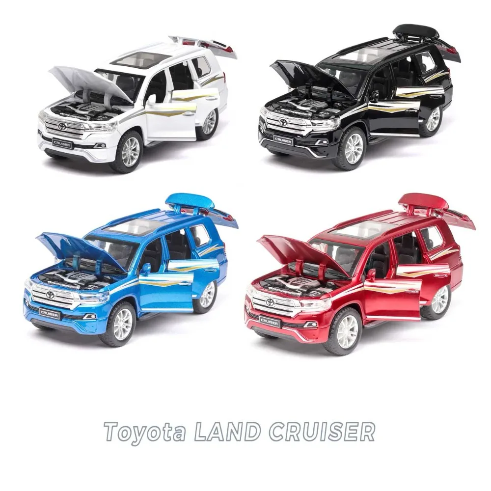 

1:32 Scale Alloy Diecast Metal SUV Off-road Car Model For TOYOTA LAND CRUISER PRADO Collection Model Sound&Light Toys Vehicle