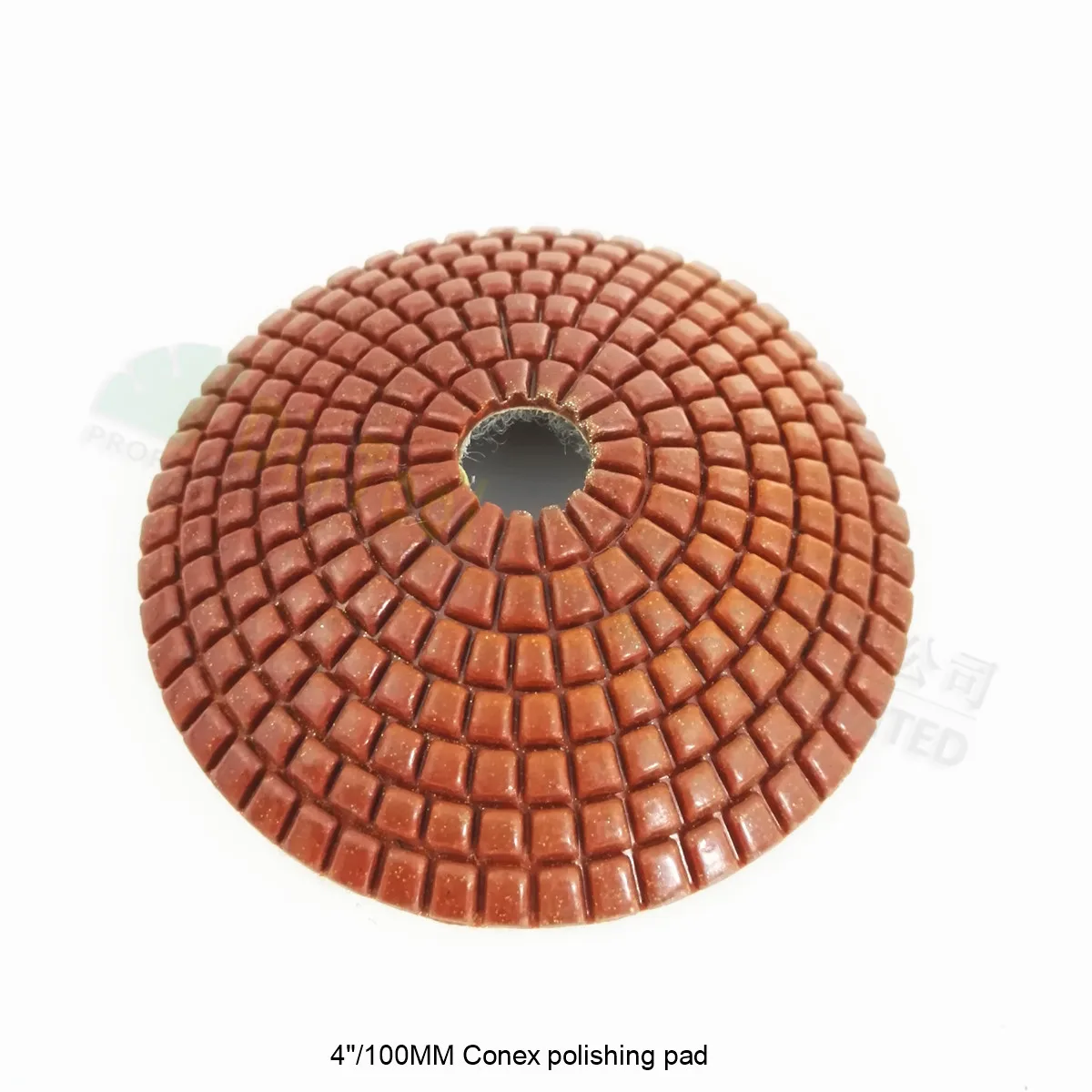 SHDIATOOL 6pcs 4" #50 bowl shaped wet diamond polishing pads marble granite ceramic Diameter 100mm convex sanding disc