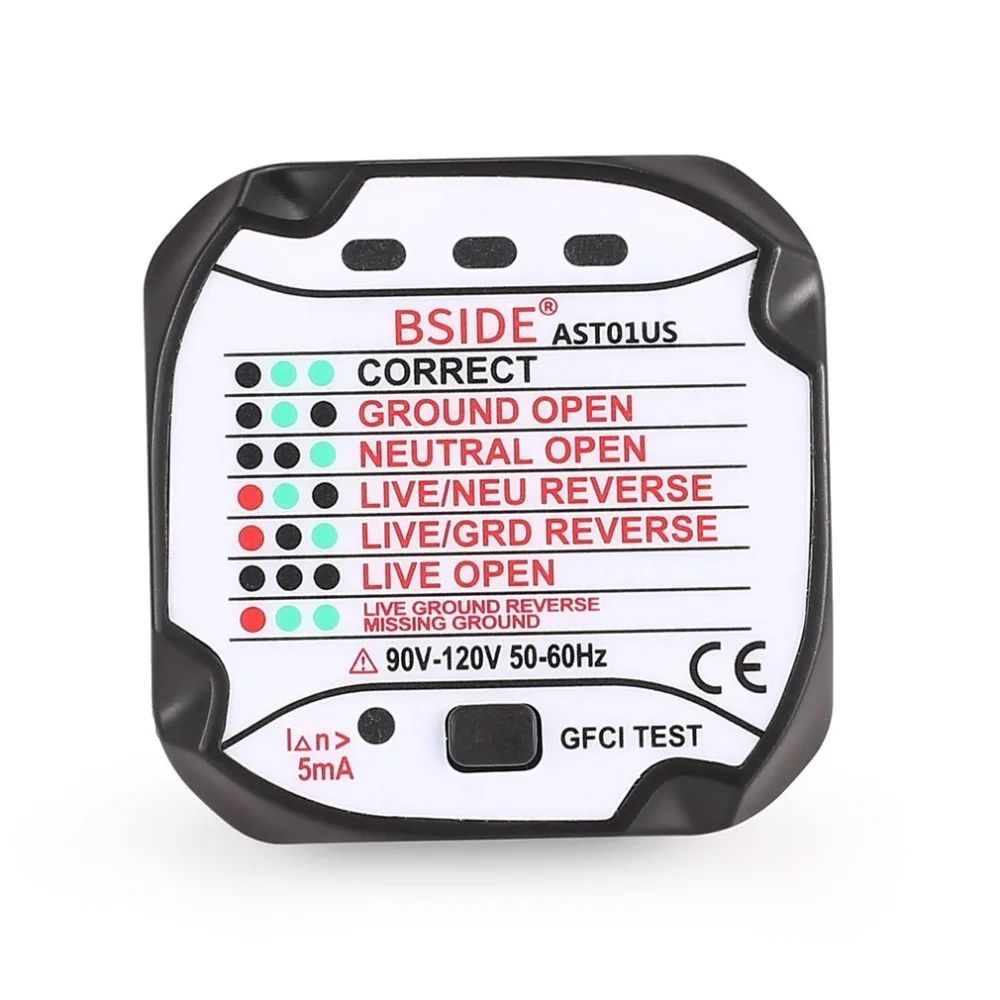 BSIDE AVD06 Бесконтактный двойной режим AC Высокоточный детектор напряжения Тестер 12 В-1000 В ручка измеритель напряжения Разъем тестер AST01