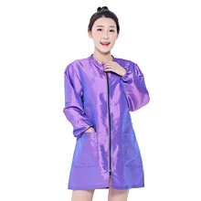 Длинные накладки салонов Парикмахерская накидка для стрижки волос кухонная парикмахерский фартук накидка для покраски волос Парикмахерская Ткань для укладки волос