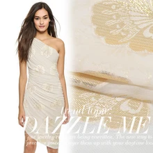 fthe весь широкий Шелковый жоржет L бабочка золотая ткань шарф Гладкий костюм ханьфу материал