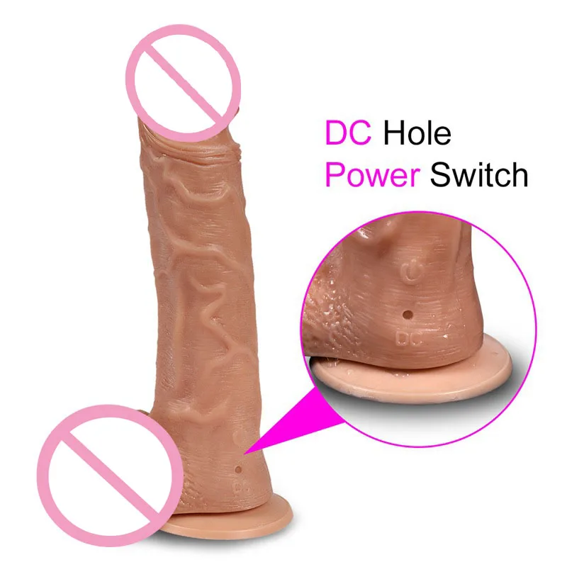 Super Realistic Jelly Dildo Vibrator Remote Control Rotating Dildo With Suction Cup Female Masturbation Penis Dildo For Women