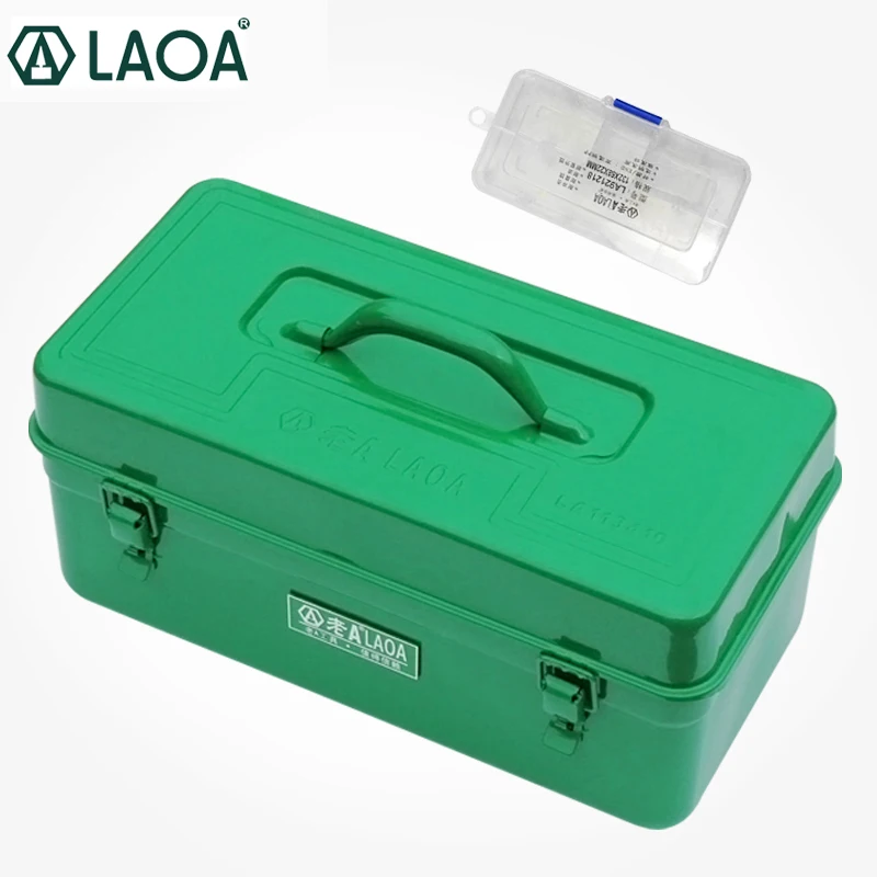 

LAOA Iron tool case thicken hardware iron sheet metal tool box Without tools