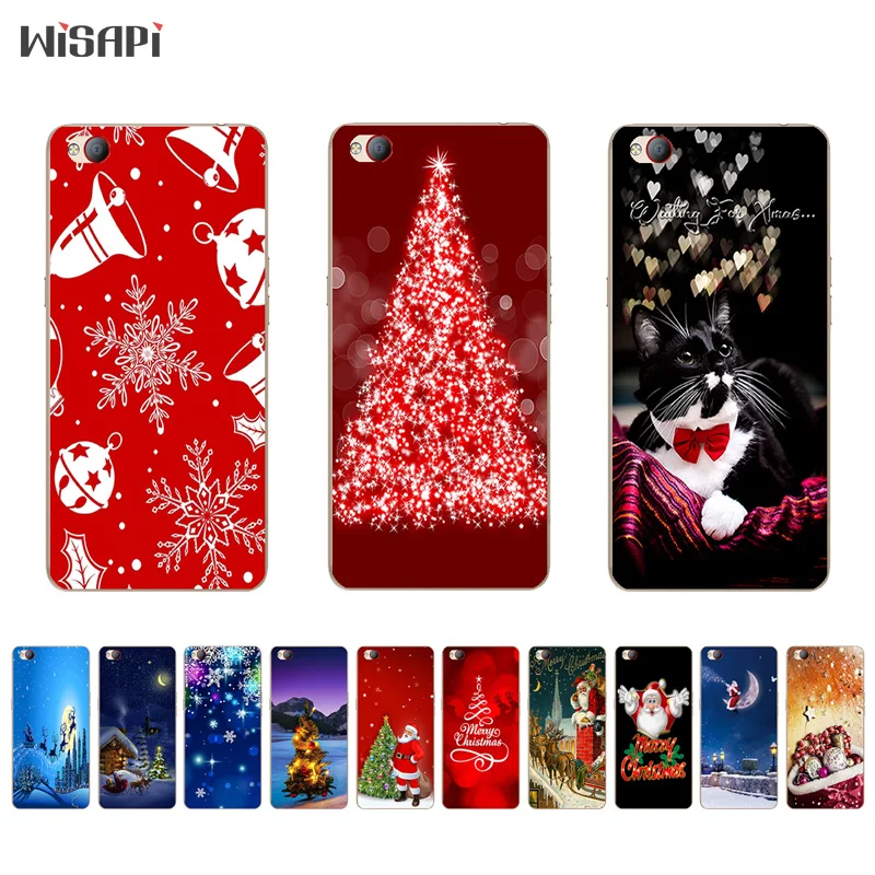 

For ZTE Blade V8 TPU Phone Case for Blade A1 C880 / V7 Lite Cover Thin for Nubia N1 Lite N2 Silicone Bumper Merry Christmas