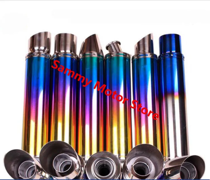 GN125 GS125 EN125 CG125 Straight Pipe Motorcycle Exhaust Muffler Silencerin Exhaust & Exhaust