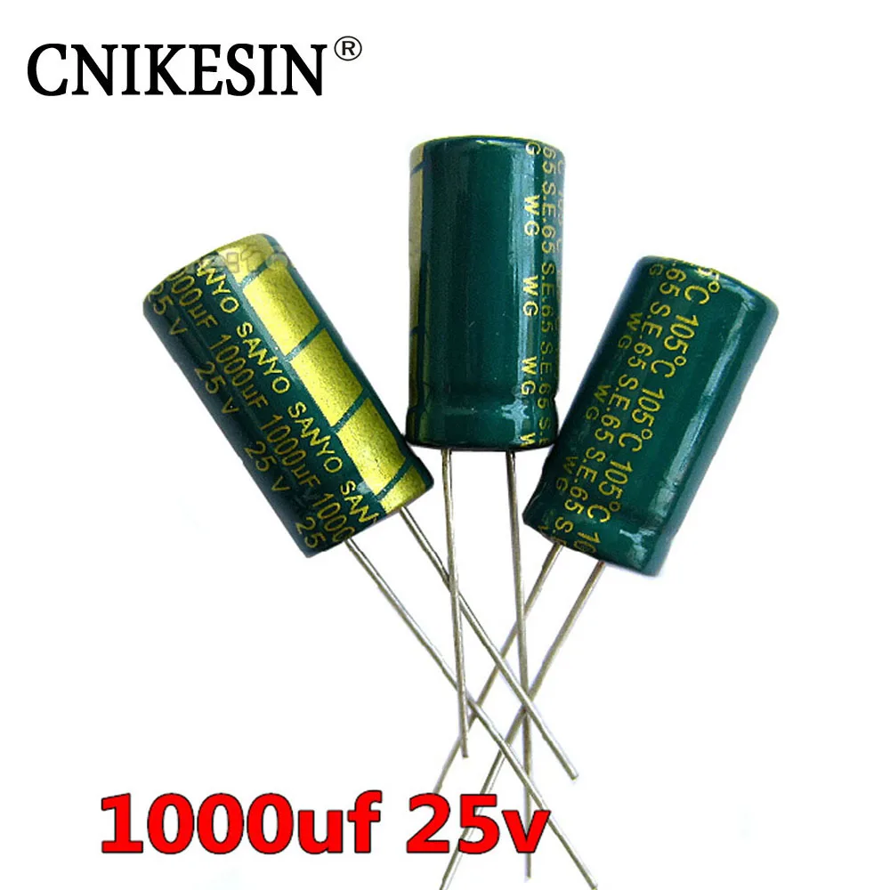 

1000UF 25V High Frequency LCD motherboard capacitor Low ESR SANYO Aluminum Electrolytic Capacitor 25V1000uf 10X16mm Capacitors