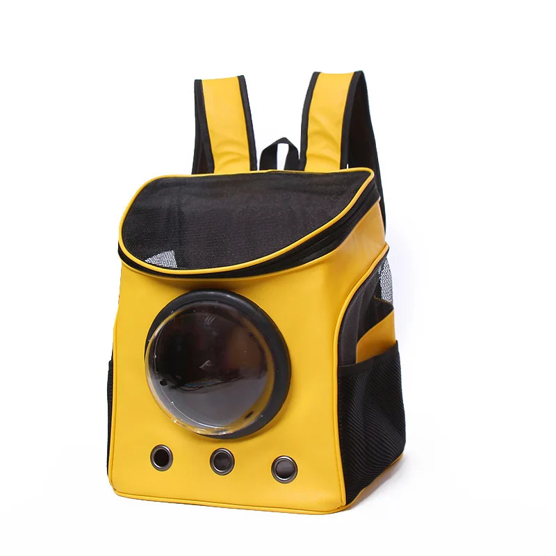 

Pet Clear Carrier Backpack Adjustable Transparent Pet Cat Dog Backpack Carrier Travel Bag Designed for Walking Outdoor Use